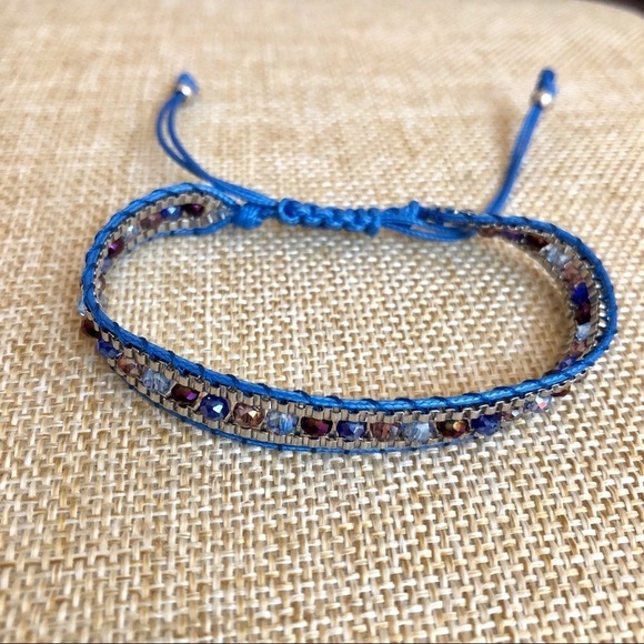 ⭐️ 5 for $25 Bohemian Weave Rope Crystal Bracelet - Picture 2 of 4